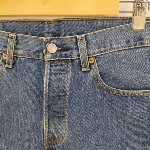 リーバイス Levis メキシコ製 裏4996 501 ボタンフライデニムパンツ メンズ W:30 L:30