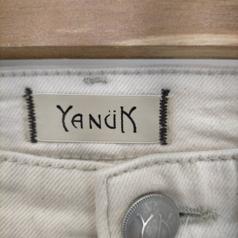 ヤヌーク YANUK カットオフキナリデニムパンツ ANNETTE レディース 22