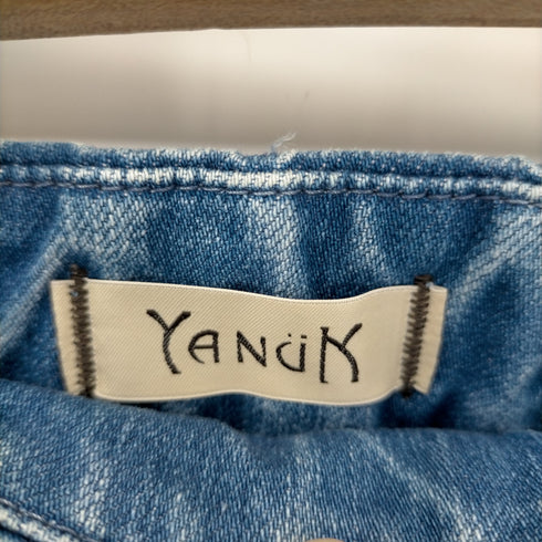 ヤヌーク YANUK AYA KANEKOコラボ デニムハーフパンツ レディース JPN:S