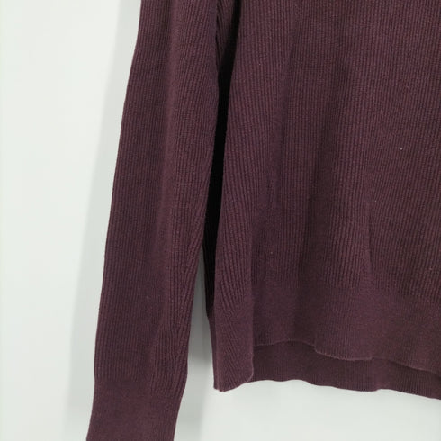 バナナリパブリック BANANA REPUBLIC IDEALジップ ハーフジップミドルネックニットカットソー メンズ import:M