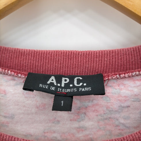 アーペーセー A.P.C. MADE IN FRANCE 総柄Tシャツ メンズ 1