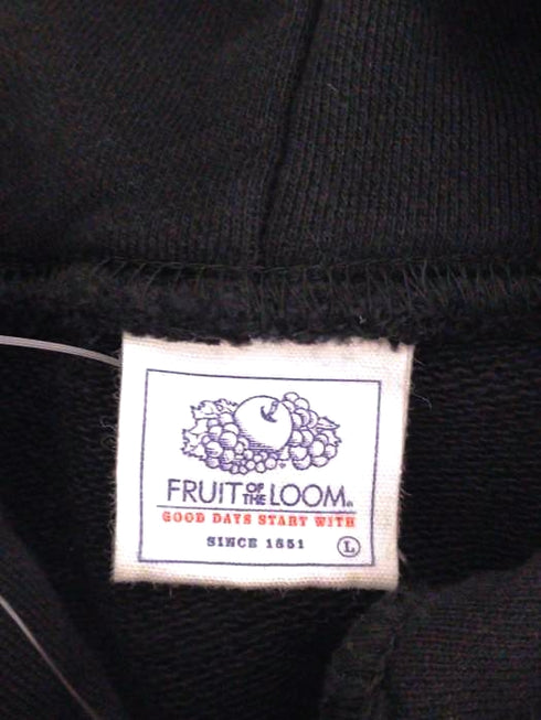 フルーツオブザルーム FRUIT OF THE LOOM ワンポイント刺繍パーカー メンズ JPN:L