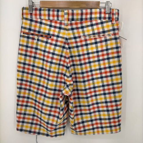 ファーラー FARAH 70S MADE IN USA ロケットSCOVILジップ チェックショーツ メンズ