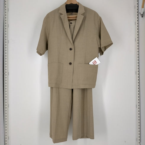 フリークスストア FREAKS STORE リネンライクショートスリーブロングパンツセットアップ レディース S