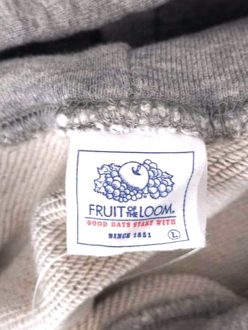 フルーツオブザルーム FRUIT OF THE LOOM ワンポイント刺繍パーカー メンズ JPN:L