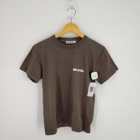 ミルクフェド MILKFED. SS TEE BOTH SIDE FOAM STENCIL レディース JPN:S