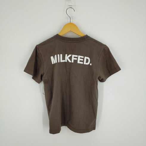 ミルクフェド MILKFED. SS TEE BOTH SIDE FOAM STENCIL レディース JPN:S