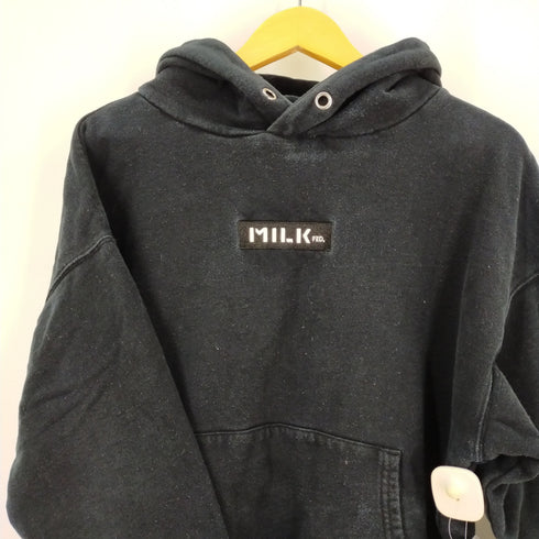 ミルクフェド MILKFED. ロゴワッペン プルオーバーパーカー レディース ONE SIZE