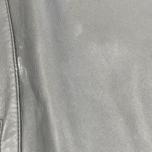 ステファネル STEFANEL ラムレザーライダースジャケット レディース 36