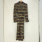 ザラ ZARA PRINTED MIDI DRESS レディース S