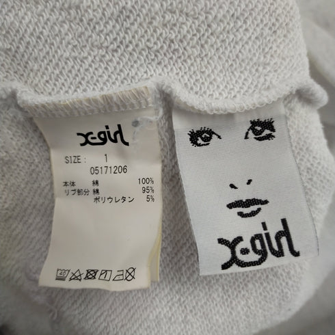 エックスガール X-girl バック変形スウェット レディース
