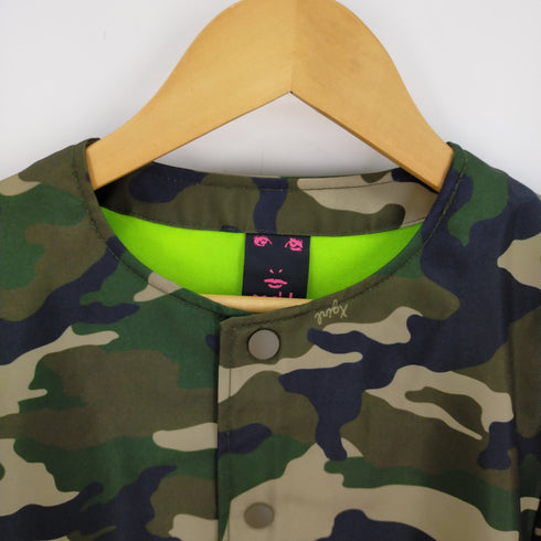 エックスガール X-girl COLLARLESS COACH JACKET レディース 1