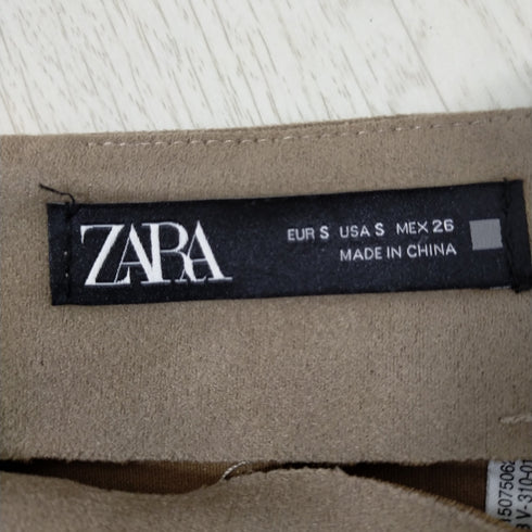 ザラ ZARA フェイクスウェードスカート レディース US S