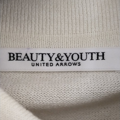 ビューティーアンドユースユナイテッドアローズ BEAUTY & YOUTH UNITED ARROWS vラインニットポロシャツ レディース