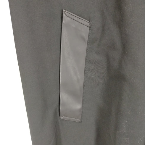 エマクローズ EMMA CLOTHES オーバーサイズ チェスターコート/ソフトレザー切替 メンズ JPN:M