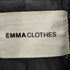 エマクローズ EMMA CLOTHES オーバーサイズ チェスターコート/ソフトレザー切替 メンズ JPN:M