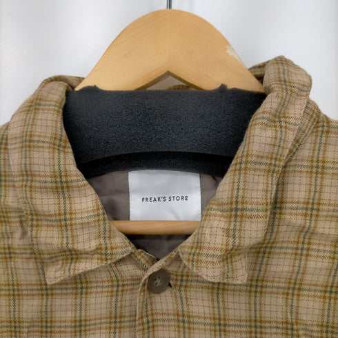 フリークスストア FREAKS STORE 21SS リネンブレンド チェック柄 S/Sシャツ メンズ JPN:L