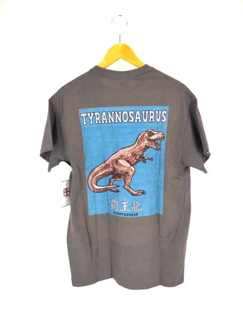 恐竜図鑑 プリントTシャツ メンズ JPN:M