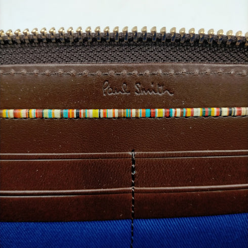 ポールスミス Paul Smith ラウンドジップ ロングウォレット メンズ