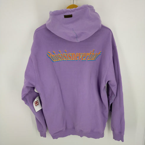 ディスイズネバーザット thisisneverthat ロゴプルオーバーパーカー メンズ JPN:XL