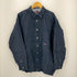 トミージーンズ tommy jeans 90S~00S メタルボタンコットン片ポケシャツ メンズ import:L
