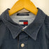 トミージーンズ tommy jeans 90S~00S メタルボタンコットン片ポケシャツ メンズ import:L