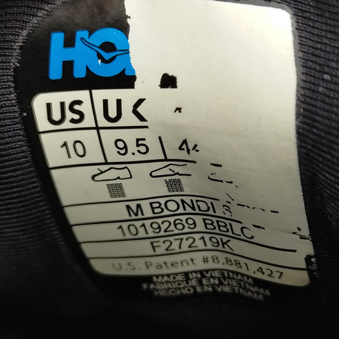 ホカオネオネ HOKA ONEONE BONDI 6 ボンダイ ローカットスニーカー メンズ JPN:28