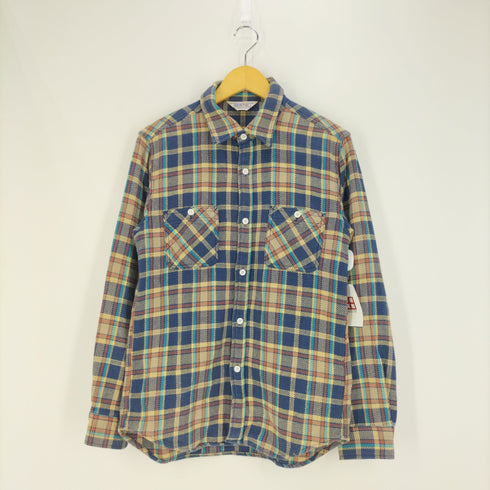 ファイブブラザー FIVE BROTHER HEAVY FLANNEL WORK SHIRTS ヘビーフランネルワークシャツ メンズ import:L