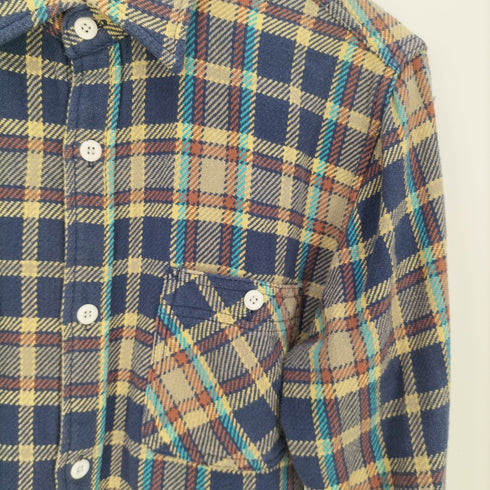 ファイブブラザー FIVE BROTHER HEAVY FLANNEL WORK SHIRTS ヘビーフランネルワークシャツ メンズ import:L