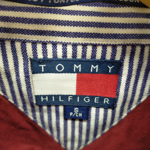 トミーヒルフィガー TOMMY HILFIGER フラッグ刺繍 BDシャツ メンズ import:S