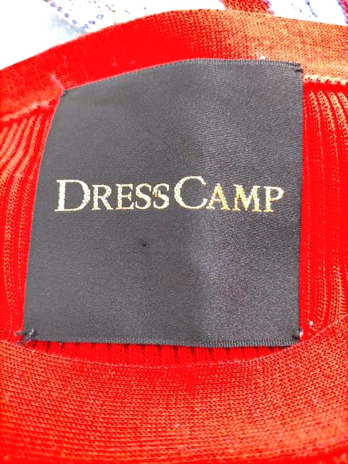 ドレスキャンプ DRESS CAMP 総柄ニットワンピース レディース JPN:38