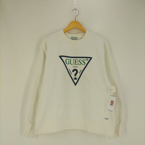 ゲスジーンズ GUESS JEANS TRIANGLE LOGO CREW SWEAT メンズ