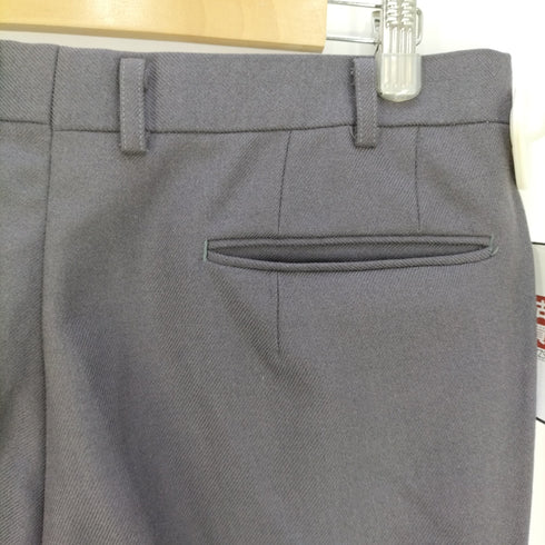 LAWTHER ポリウール 1タックワイドスラックス メンズ