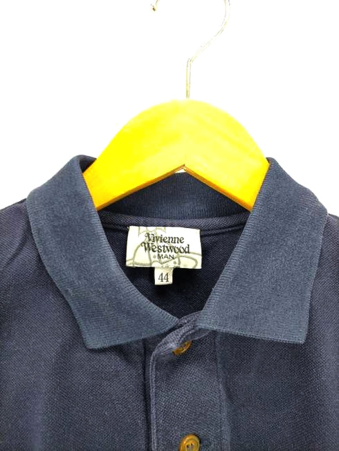 ヴィヴィアンウエストウッドマン Vivienne Westwood MAN ワンポイント刺しゅう ポロシャツ メンズ JPN:44