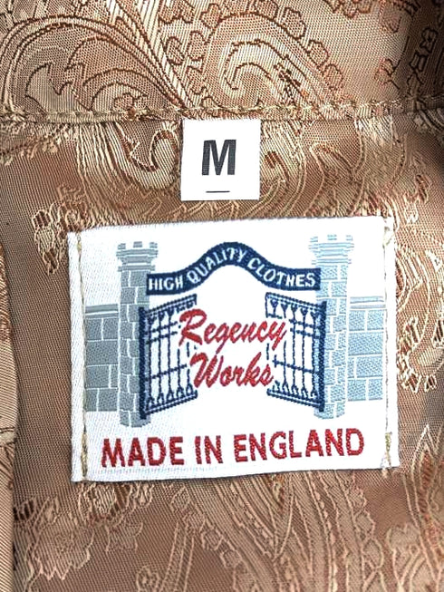 リージェンシーワークス Regency Works イギリス製 ペイズリー柄エンジニアシャツ メンズ JPN:M