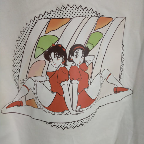 フルーツオブザルーム FRUIT OF THE LOOM roop tokyo アニメバックプリントtシャツ レディース JPN:M