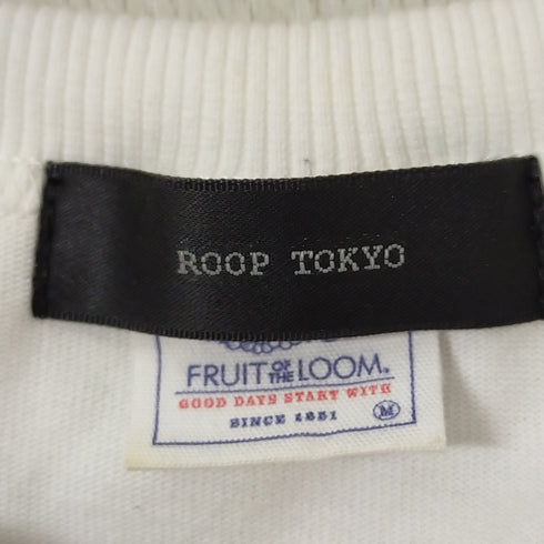 フルーツオブザルーム FRUIT OF THE LOOM roop tokyo アニメバックプリントtシャツ レディース JPN:M