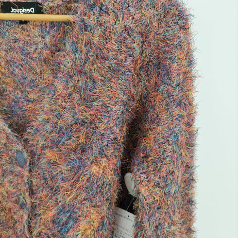 デシグアル Desigual カラフルフェイクファー カーディガン レディース JPN:S