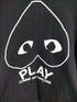プレイコムデギャルソン PLAY COMME des GARCONS 逆さラインハートTシャツ レディース JPN:L