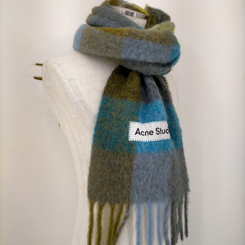 アクネストゥディオズ ACNE STUDIOS Mohair Checked Scarf レディース