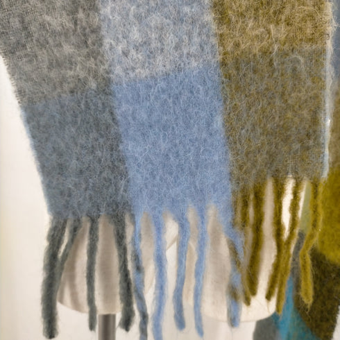 アクネストゥディオズ ACNE STUDIOS Mohair Checked Scarf レディース