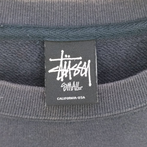 ステューシー Stussy N°4 N4 SSリンクロゴプリント クルーネックスウェット メンズ JPN:S