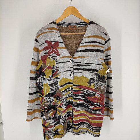 ミッソーニ MISSONI イタリア製 マルチカラーセットアップサマーニット レディース