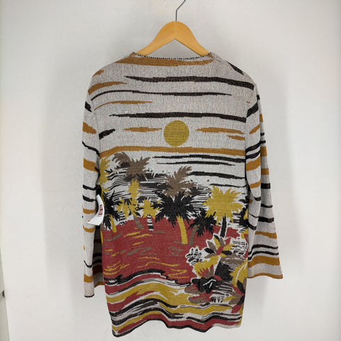 ミッソーニ MISSONI イタリア製 マルチカラーセットアップサマーニット レディース