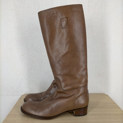 マーガレットハウエル MARGARET HOWELL レザー ロングブーツ レディース 24 1/2