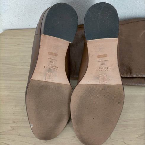 マーガレットハウエル MARGARET HOWELL レザー ロングブーツ レディース 24 1/2