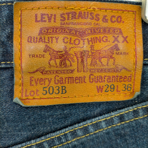 リーバイス Levis 503B ボタンフライ J09刻印 デニムパンツ メンズ 29×36