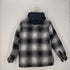 ザラ ZARA フード付きチェックウールジャケット メンズ JPN:M