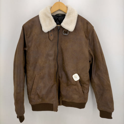 ザラ ZARA 襟ボアムートンジャケット メンズ import:L