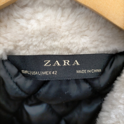 ザラ ZARA 襟ボアムートンジャケット メンズ import:L